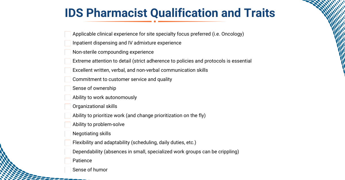 IDS Pharmacist Qualification