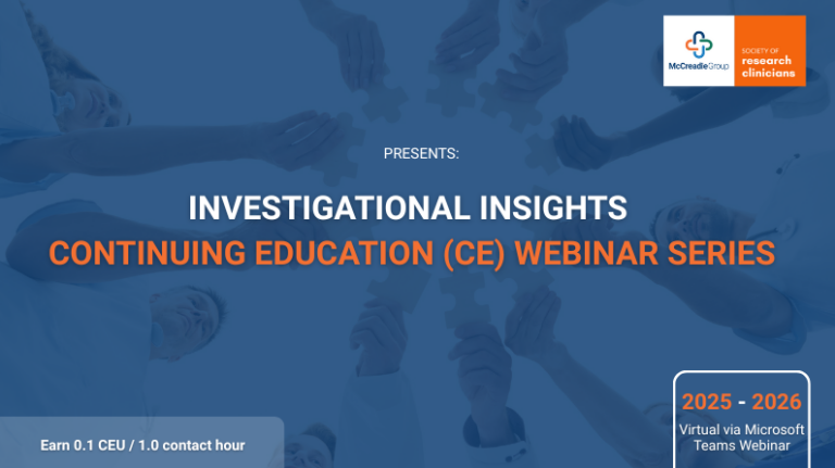 Investigational Insights CE Webinar Series