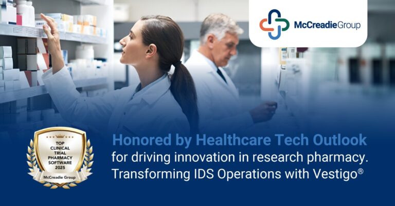 McCreadie Group Named Top Clinical Trial Pharmacy Software 2025