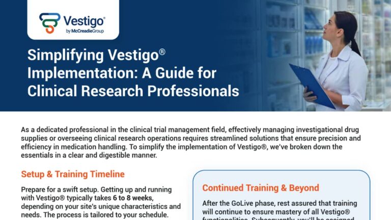 Simplifying Vestigo® Implementation: A Guide for Clinical Research Professionals